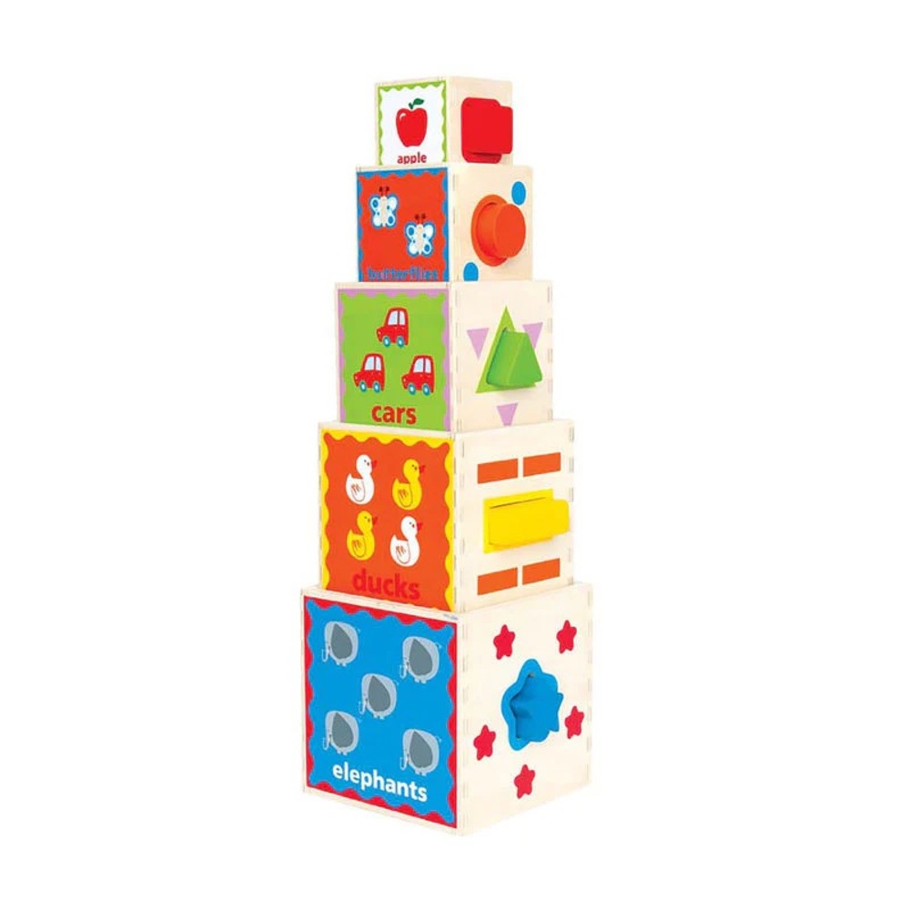 HAPE Pyramid Of Play 5 Blocks